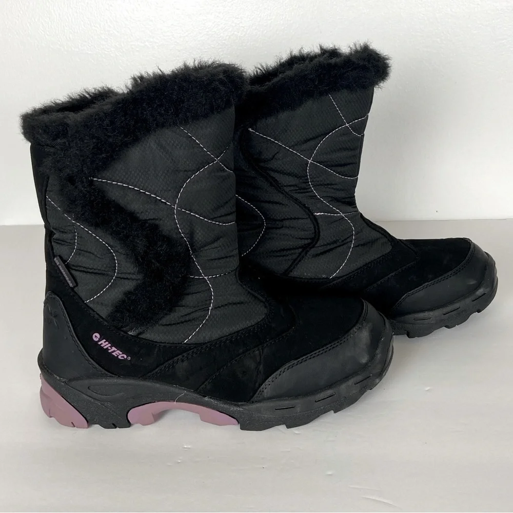 Hi-Tech Thermo-Dri‎ Women’s Boots Size 6 Water Proof Insulated Magnetic Black
